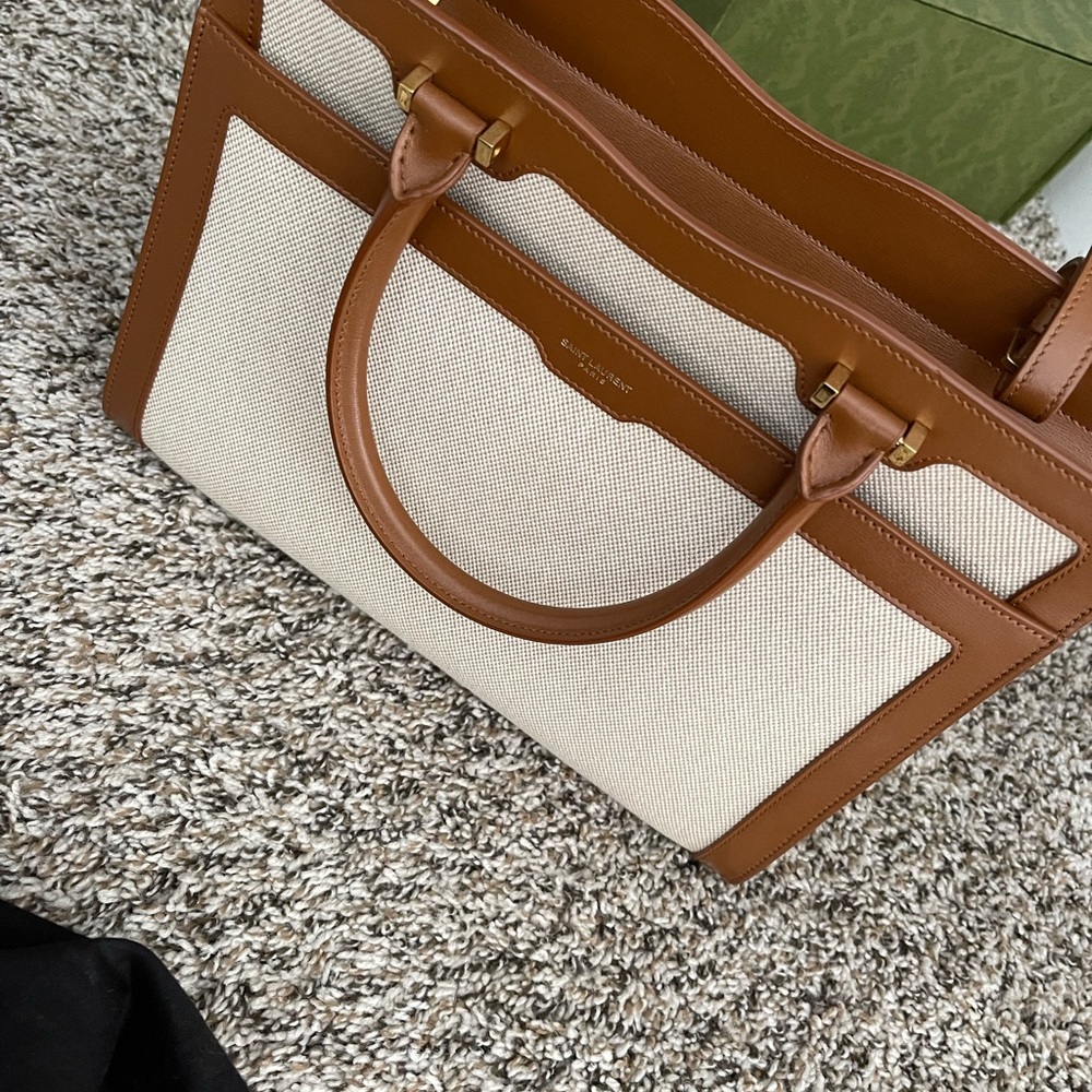 Saint Laurent tote canvas bag - Picture 3 of 5
